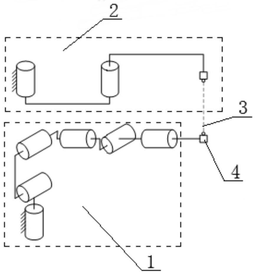 Robot external active gravity compensation system and simulation verification method