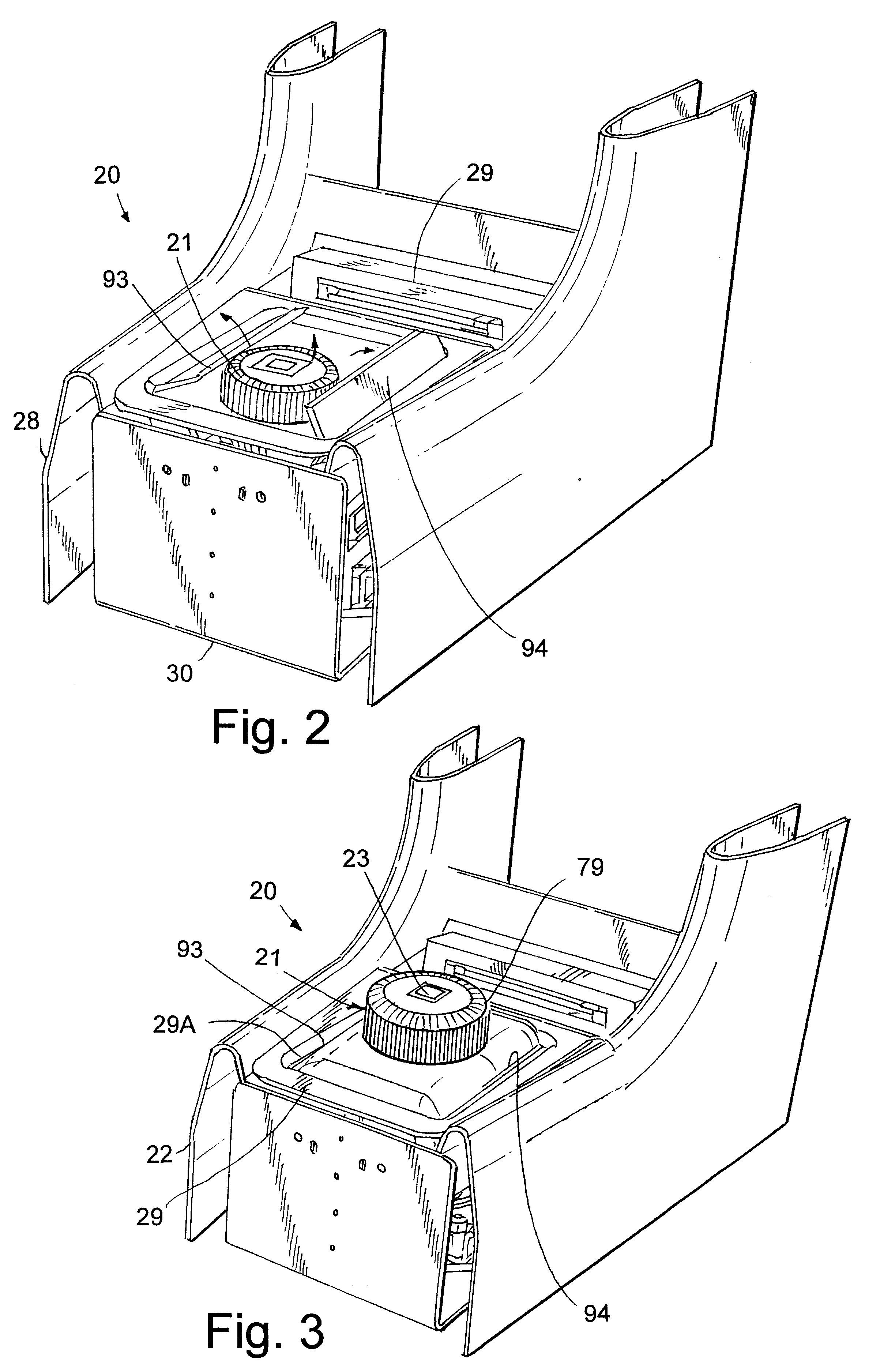 Storable shifter with electronic gear shift reset