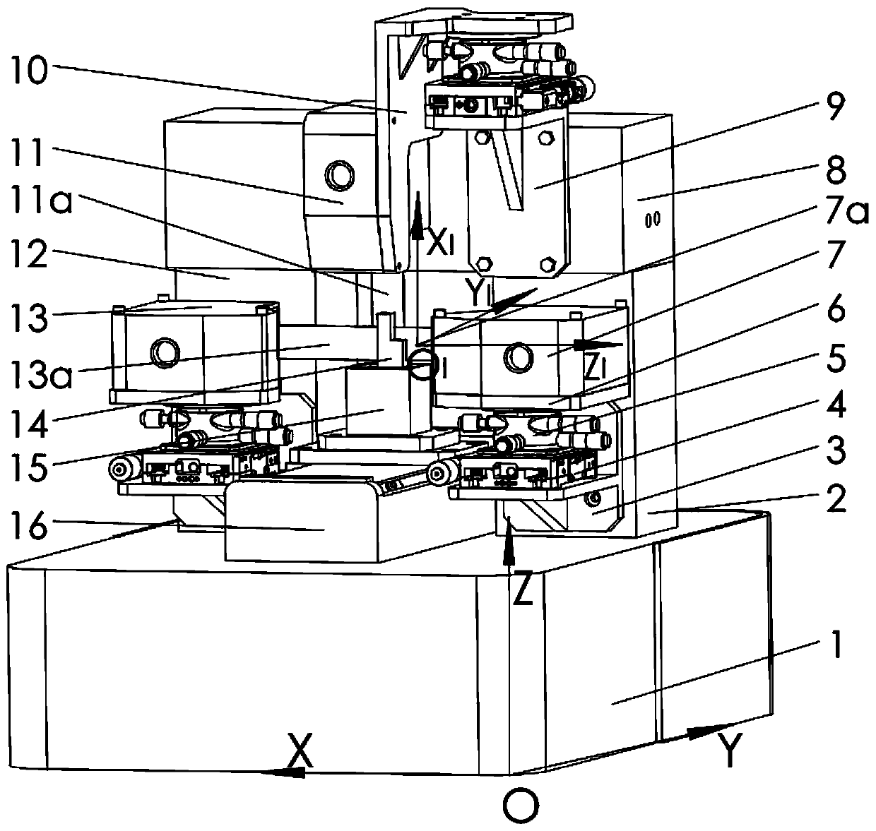 Spatial pose calibration method for multi-line laser sensor combined measurement