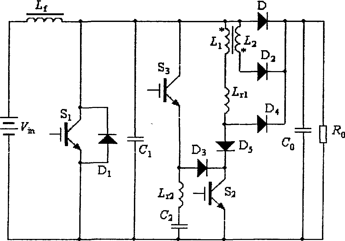 Zero voltage zero current switch DC-DC converter