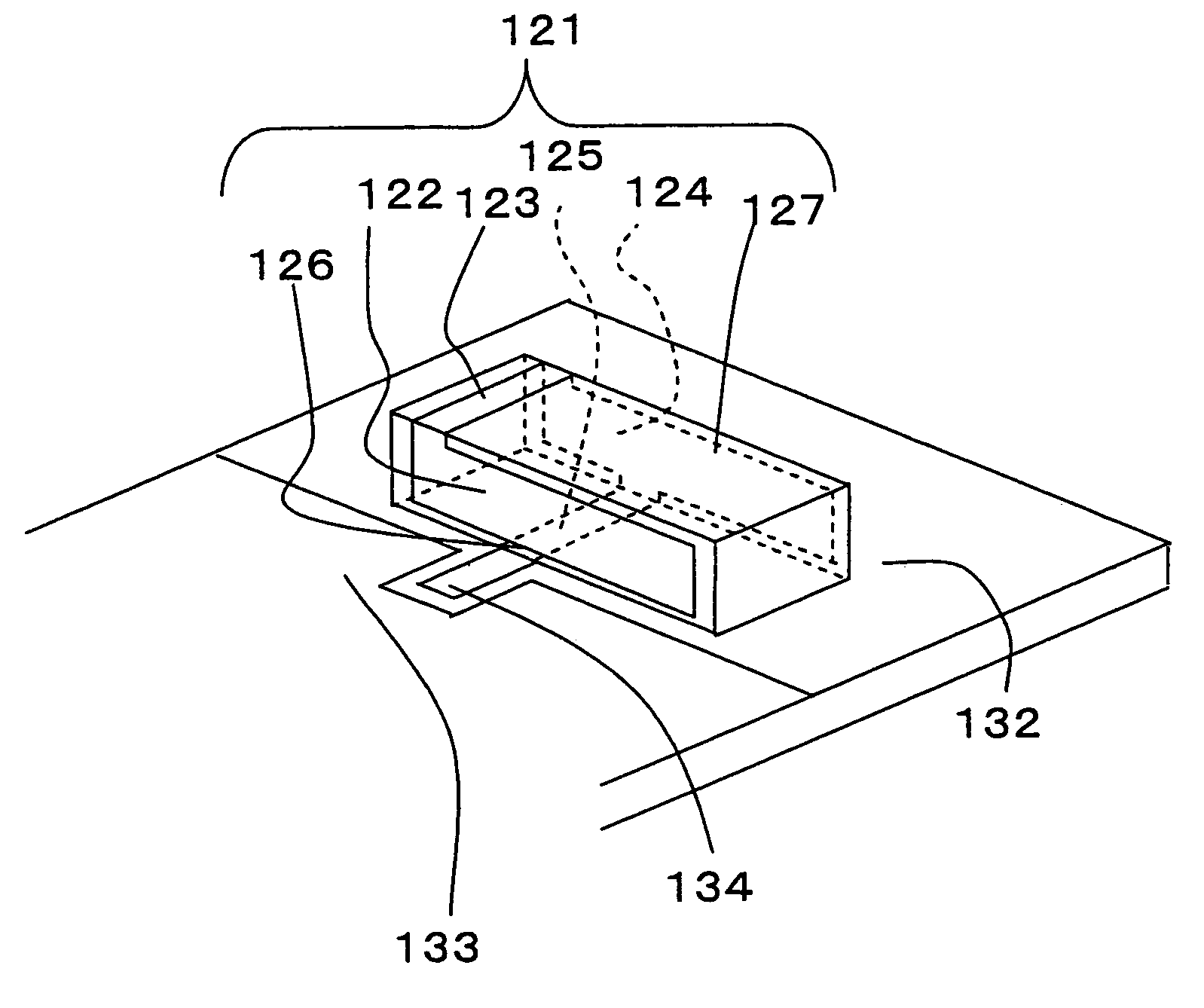 Small size antenna, surface mounting type antenna and antenna device as well as radio communication device