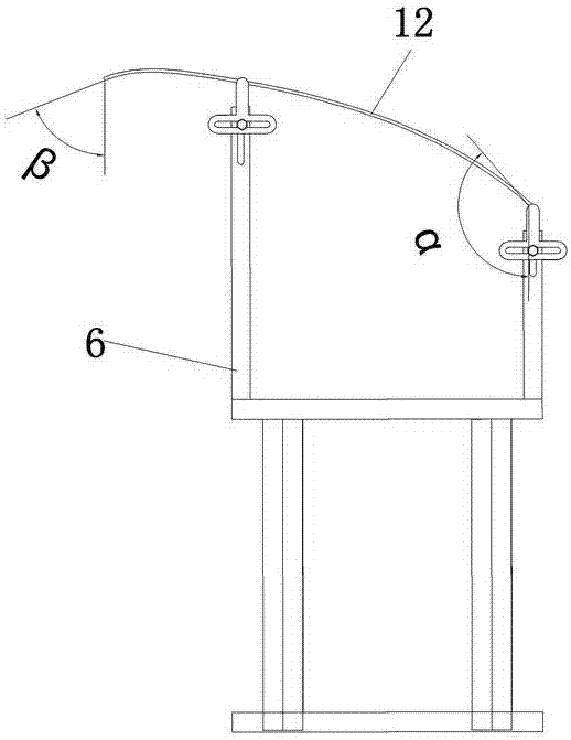 A straw chopping and throwing test bench