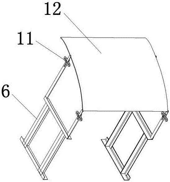 A straw chopping and throwing test bench