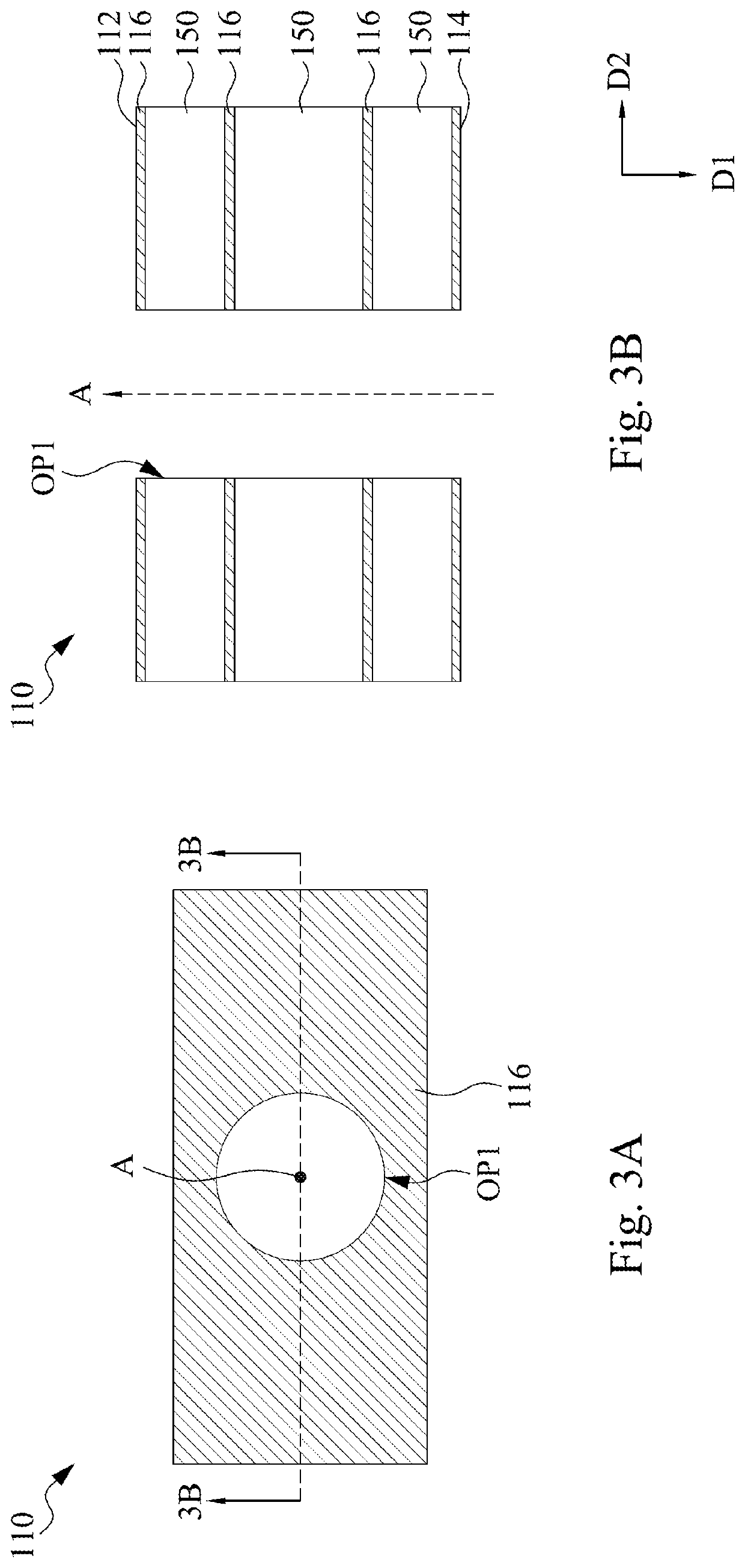 Co-axial via structure