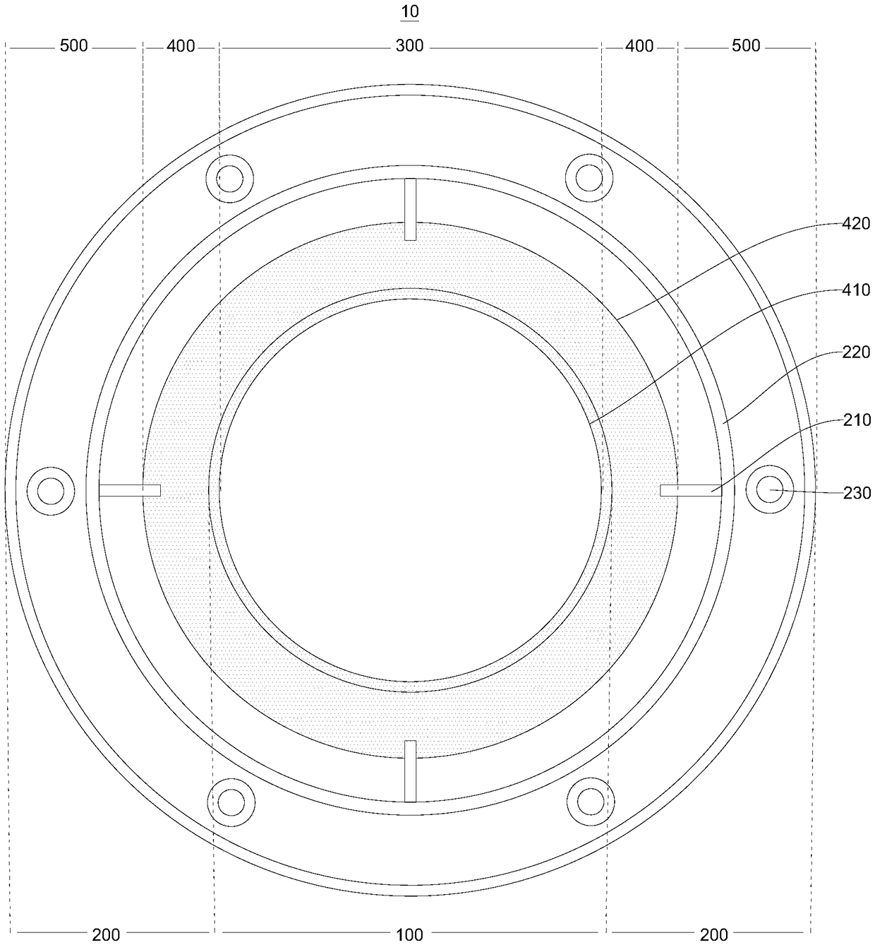 Target module and machining method