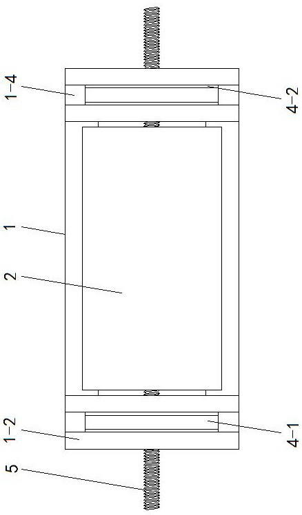 Damping bearing for a bridge