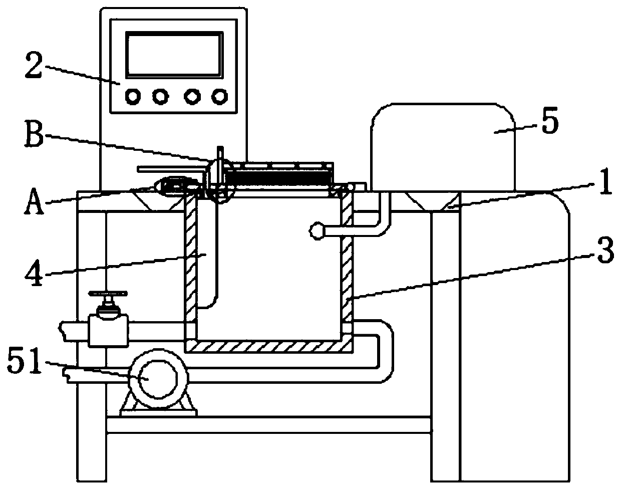 Automatic sewage quality detection equipment