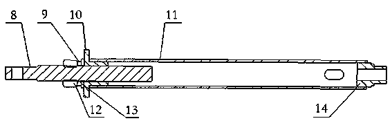 Opening spring mounting support and circuit breaker using the mounting support