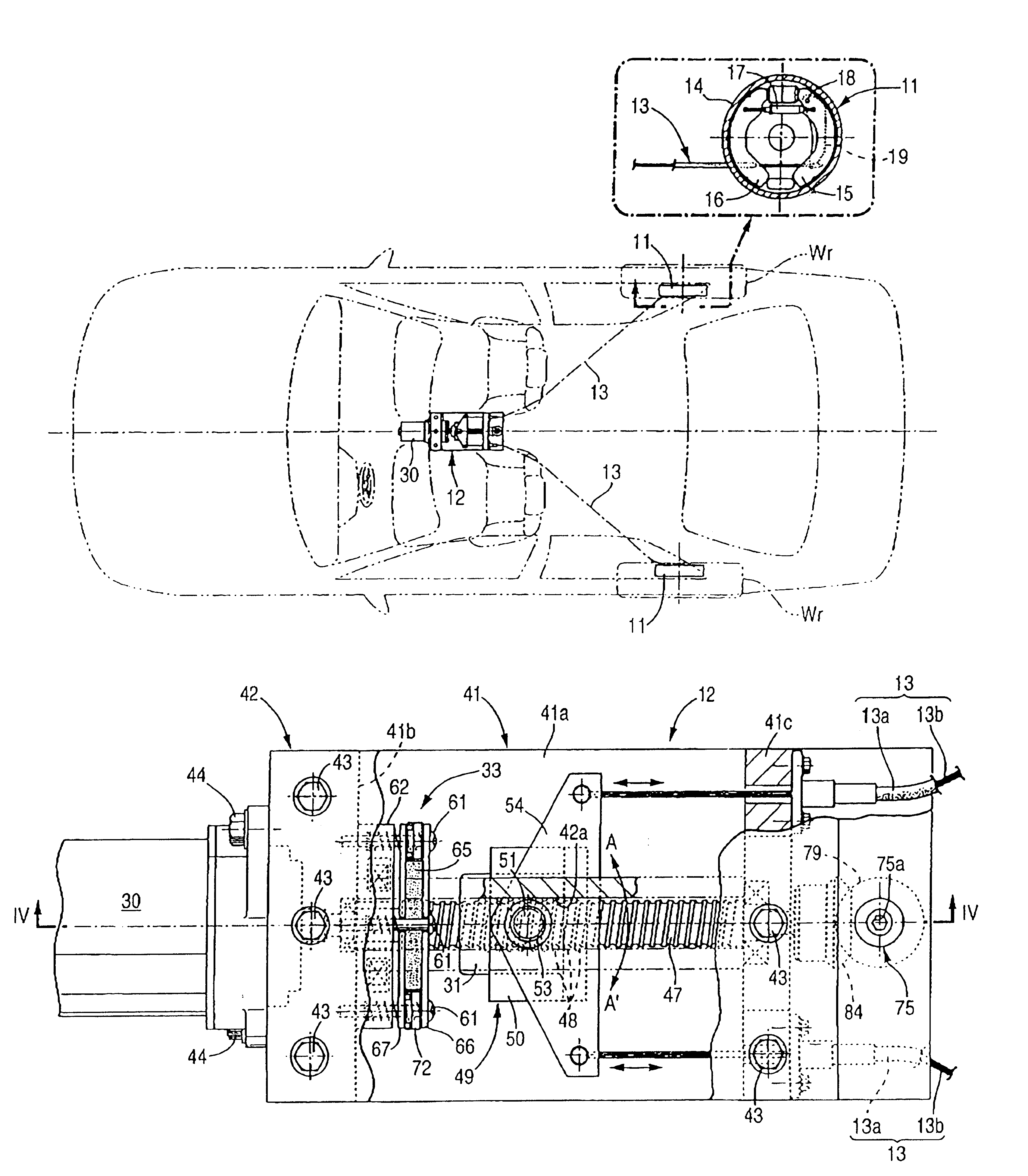 Electrically operated parking brake apparatus