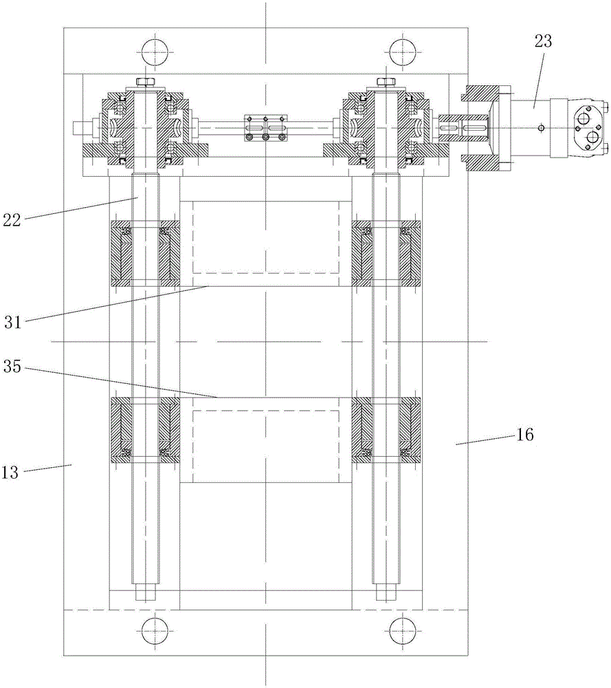 Guiding and guarding clamping device and rolling machine