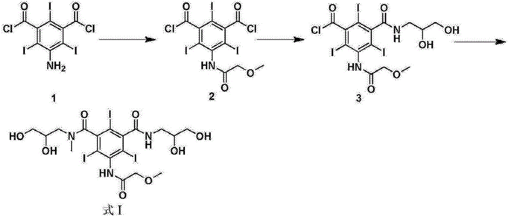 Preparation method of iopromide