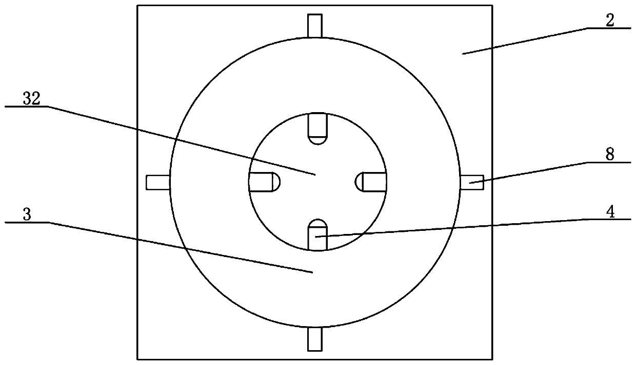 Kettle fixing device used for air crew and preventing overturning