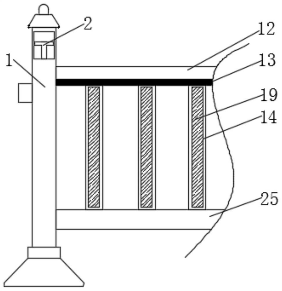 Intelligent road administration guardrail