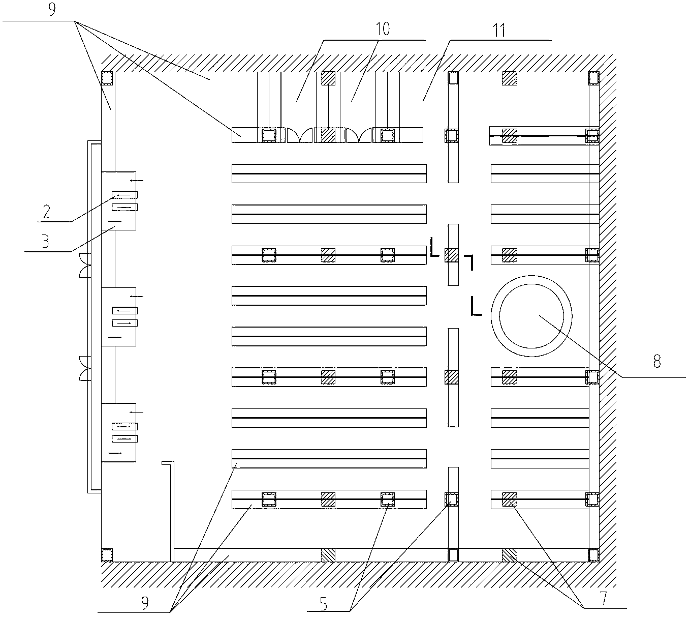 Ecological underground cemetery