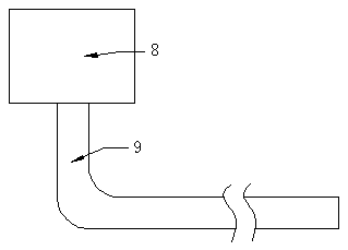 Continuous casting device for hypereutectic aluminum-silicon alloy and manufacturing method thereof