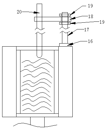 Continuous casting device for hypereutectic aluminum-silicon alloy and manufacturing method thereof