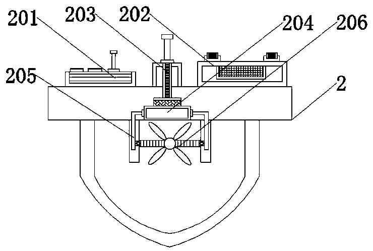 Automatic berthing system of unmanned ship