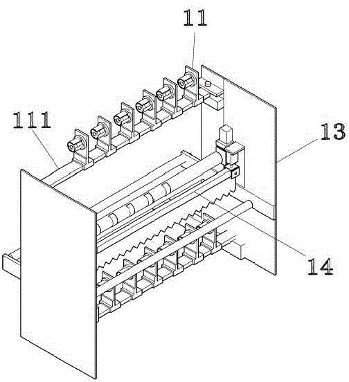 Multi-station rotary hot-stamping machine with functions of synchronous change and automatic marking of aluminized foil rolls