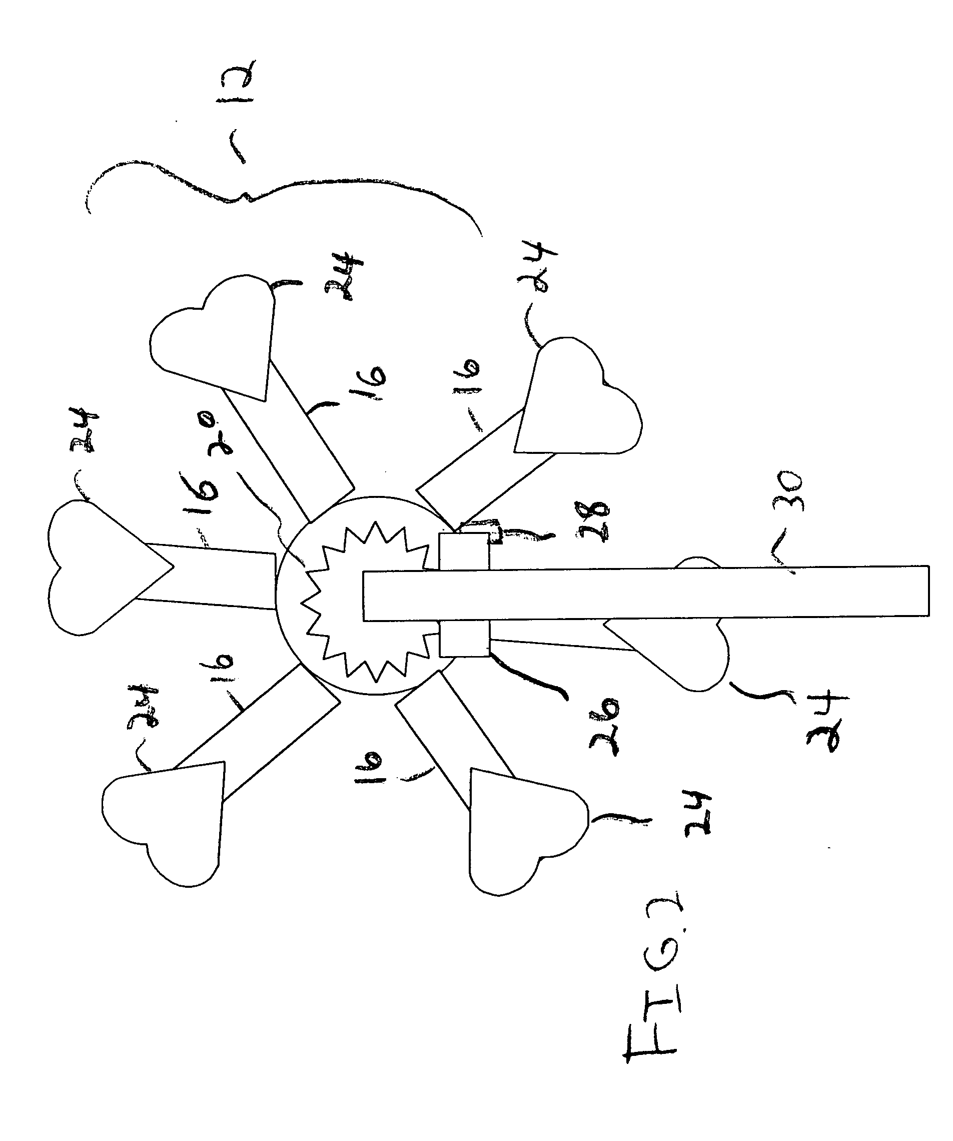 Pinwheel lollipop