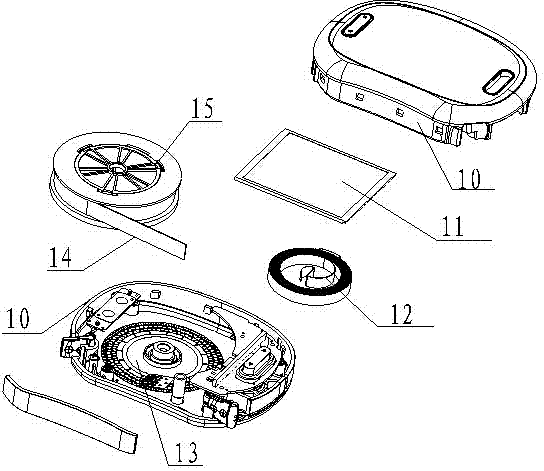 Electric flexible ruler