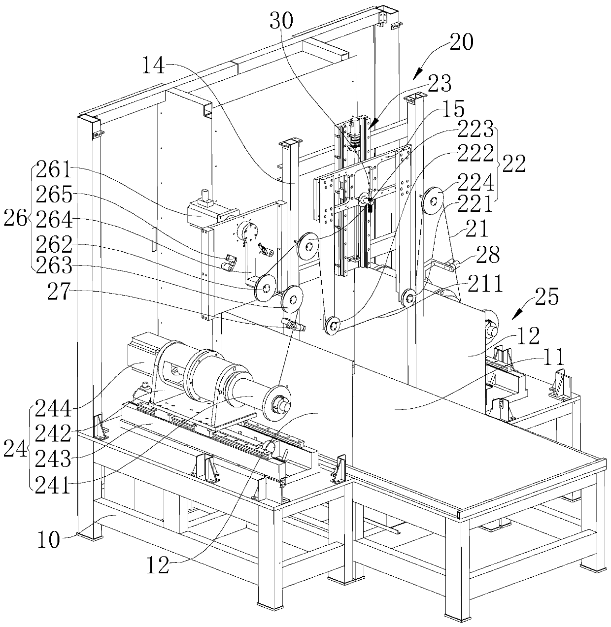 Wire cutting device and material cutting equipment