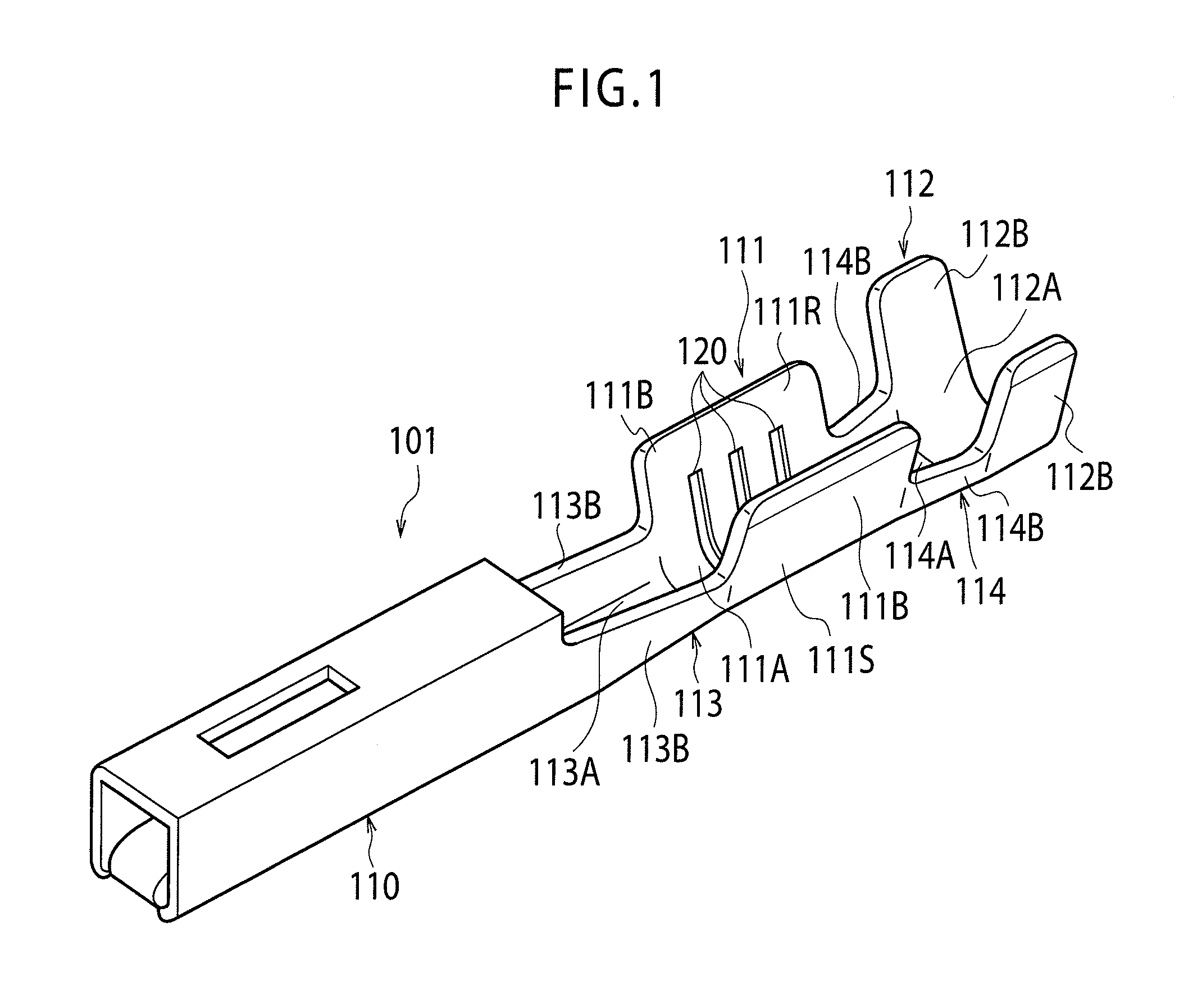 Crimped terminal