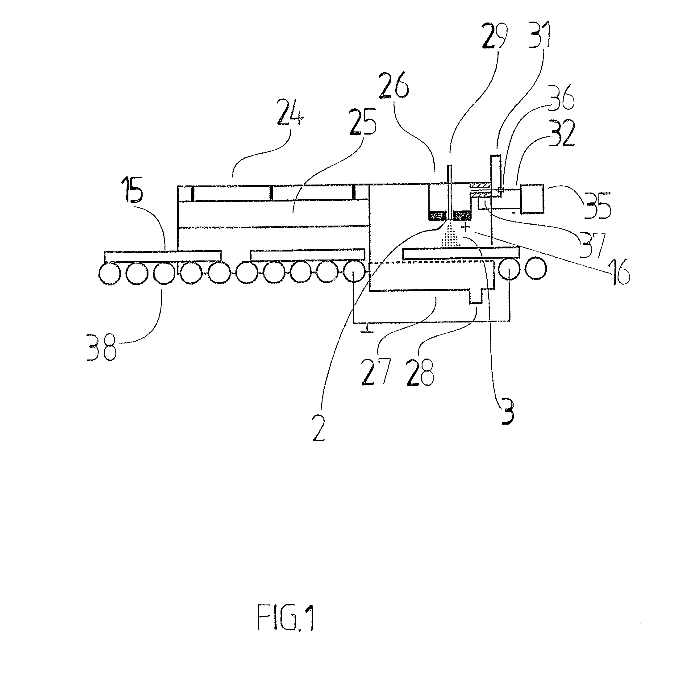 Apparatus and method for coating glass substrate