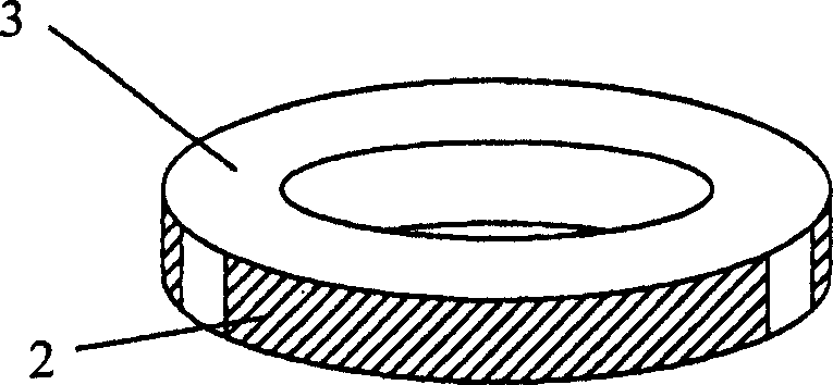 Copper electrode strontium titanate annular piezoresistor and method for making same