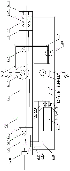 MCC very-fine coaxial cable cooling device and cooling method thereof