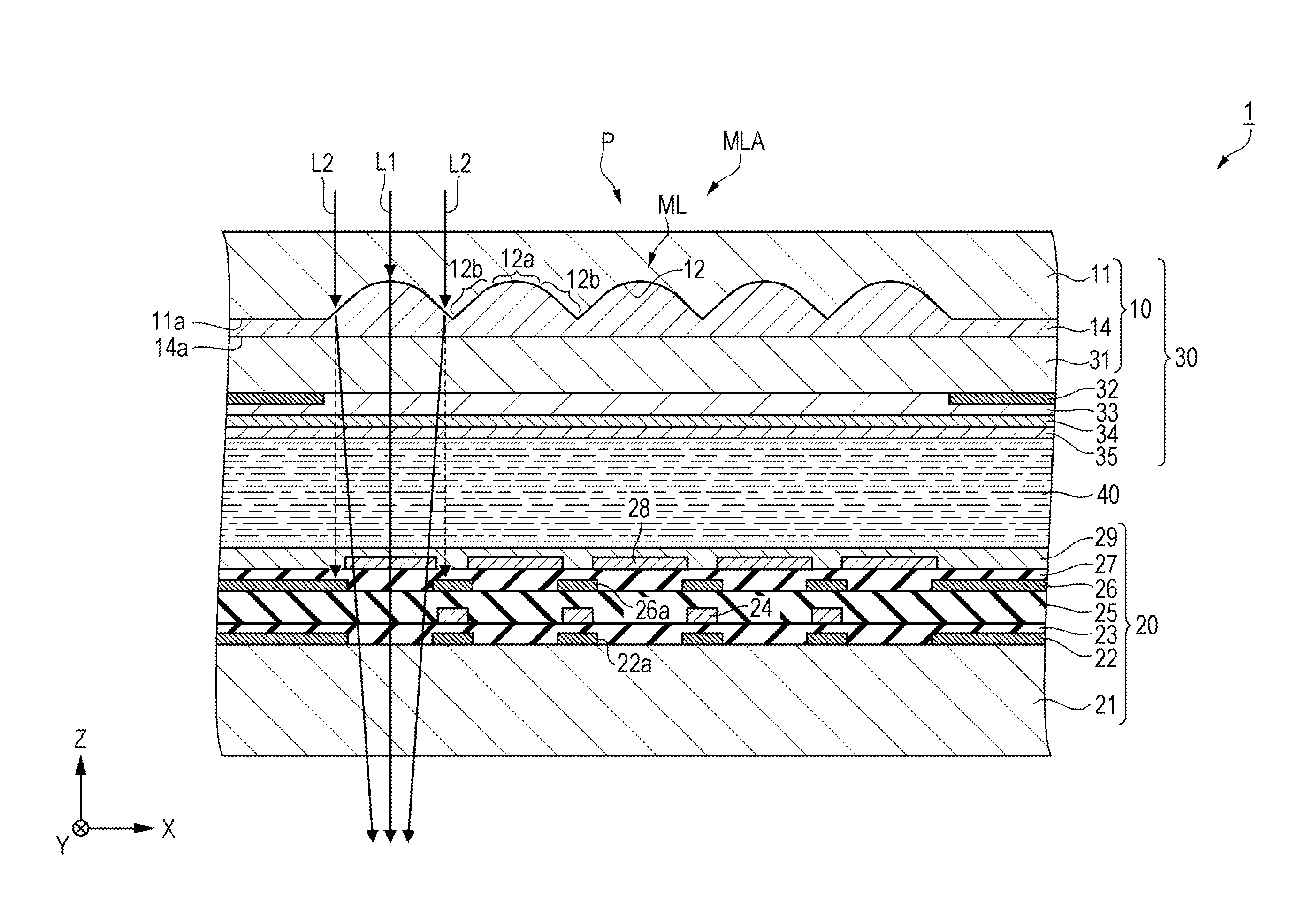 Lens array substrate, method of manufacturing lens array substrate, electro-optical device, and electronic apparatus