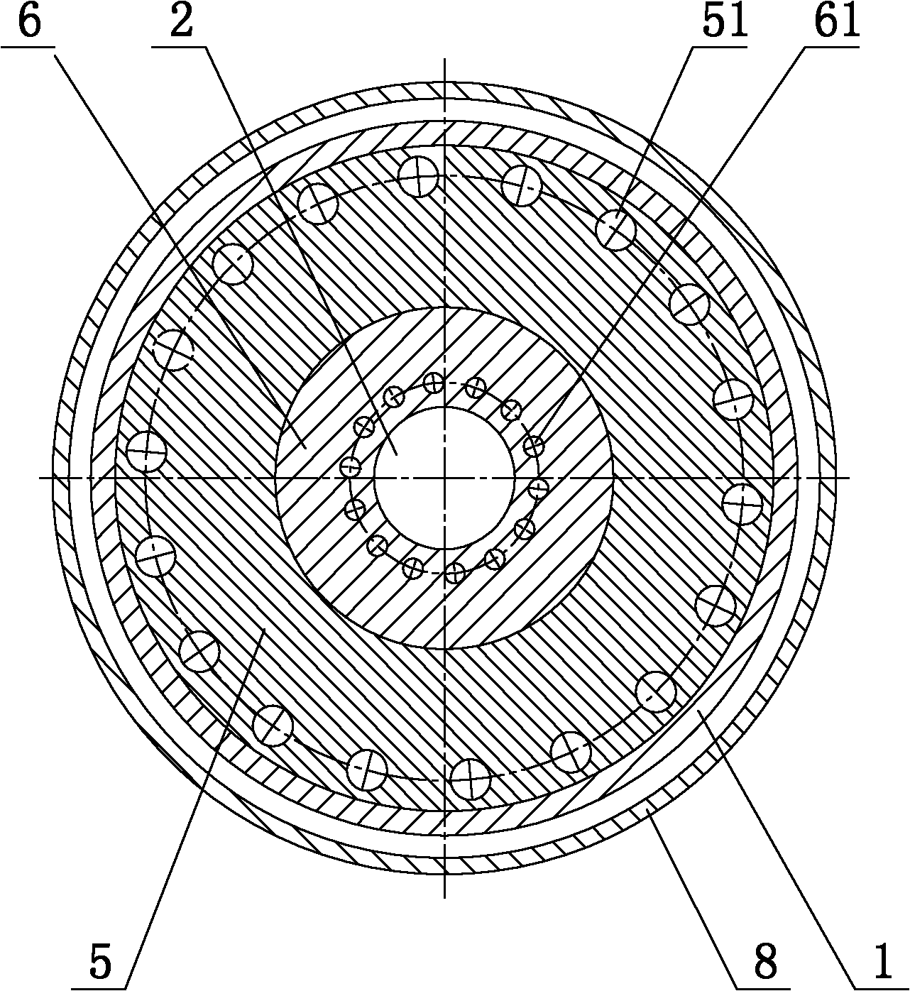 High-speed motor with rotor cooling structure