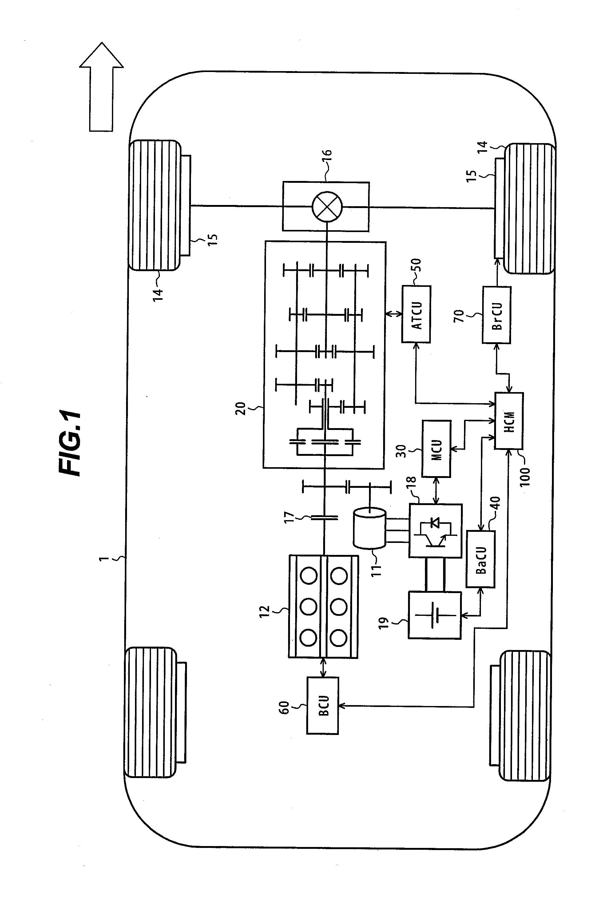 Vehicle control apparatus and vehicle equipped with the control apparatus