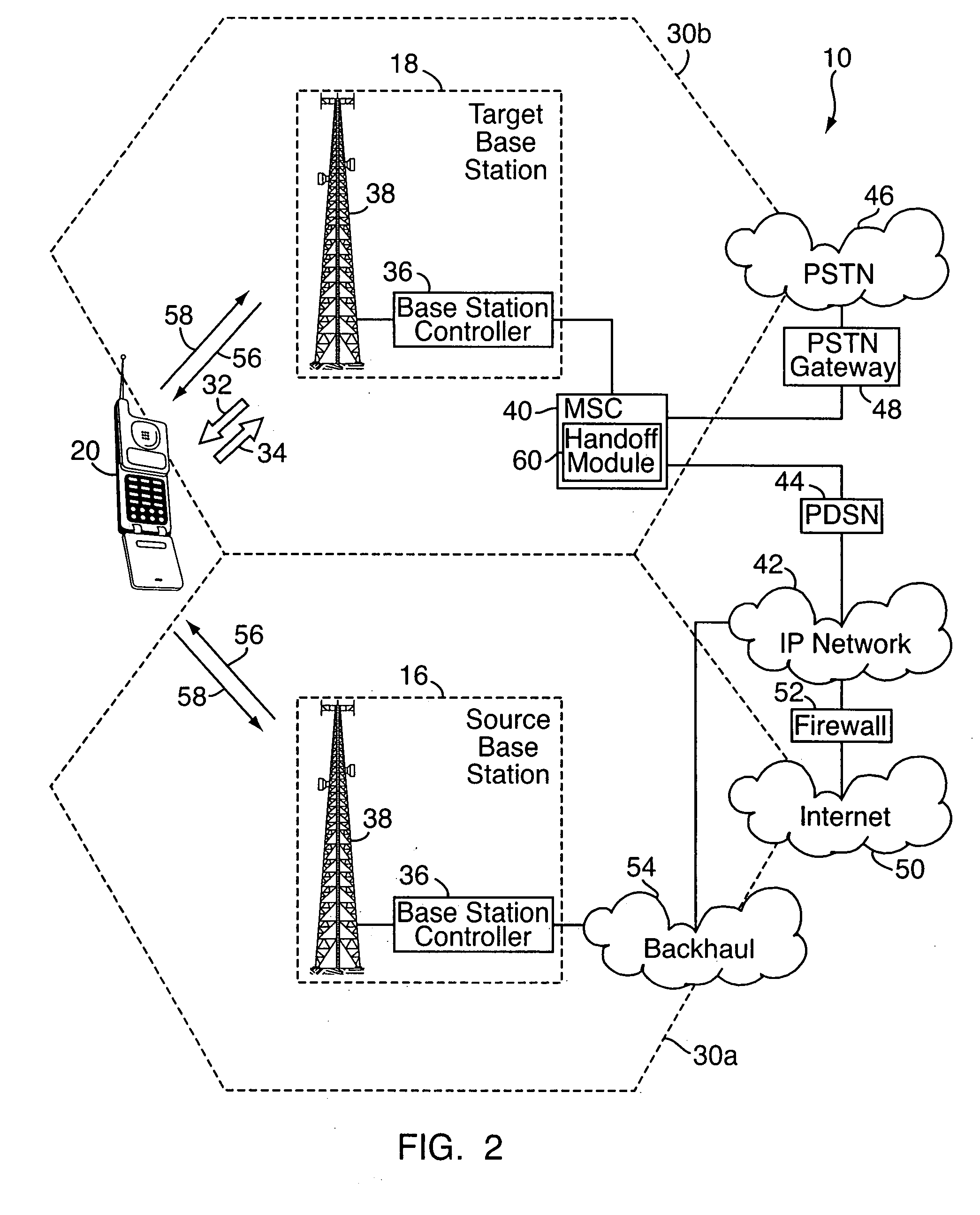 Signaling method to support geo-location emergency services