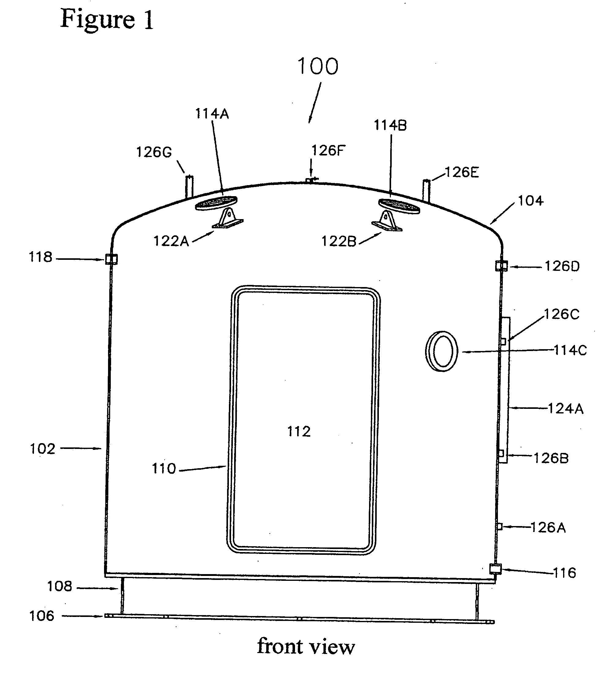 Large animal hyperbaric oxygen chamber