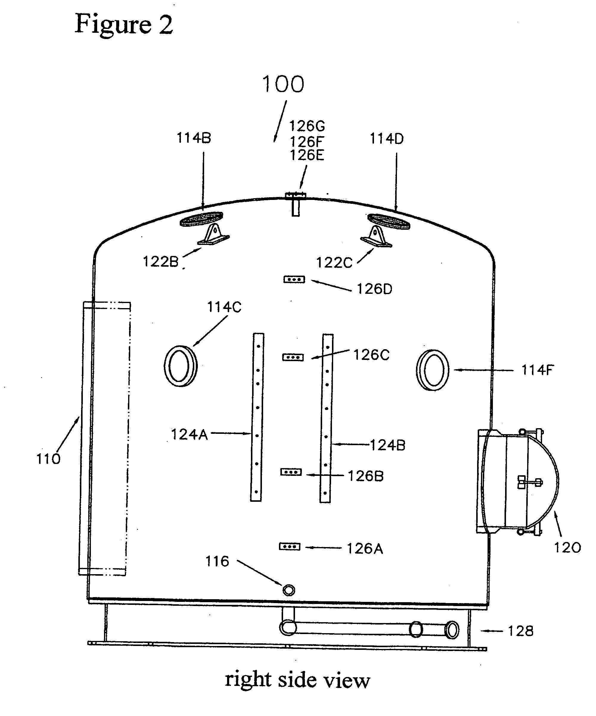 Large animal hyperbaric oxygen chamber