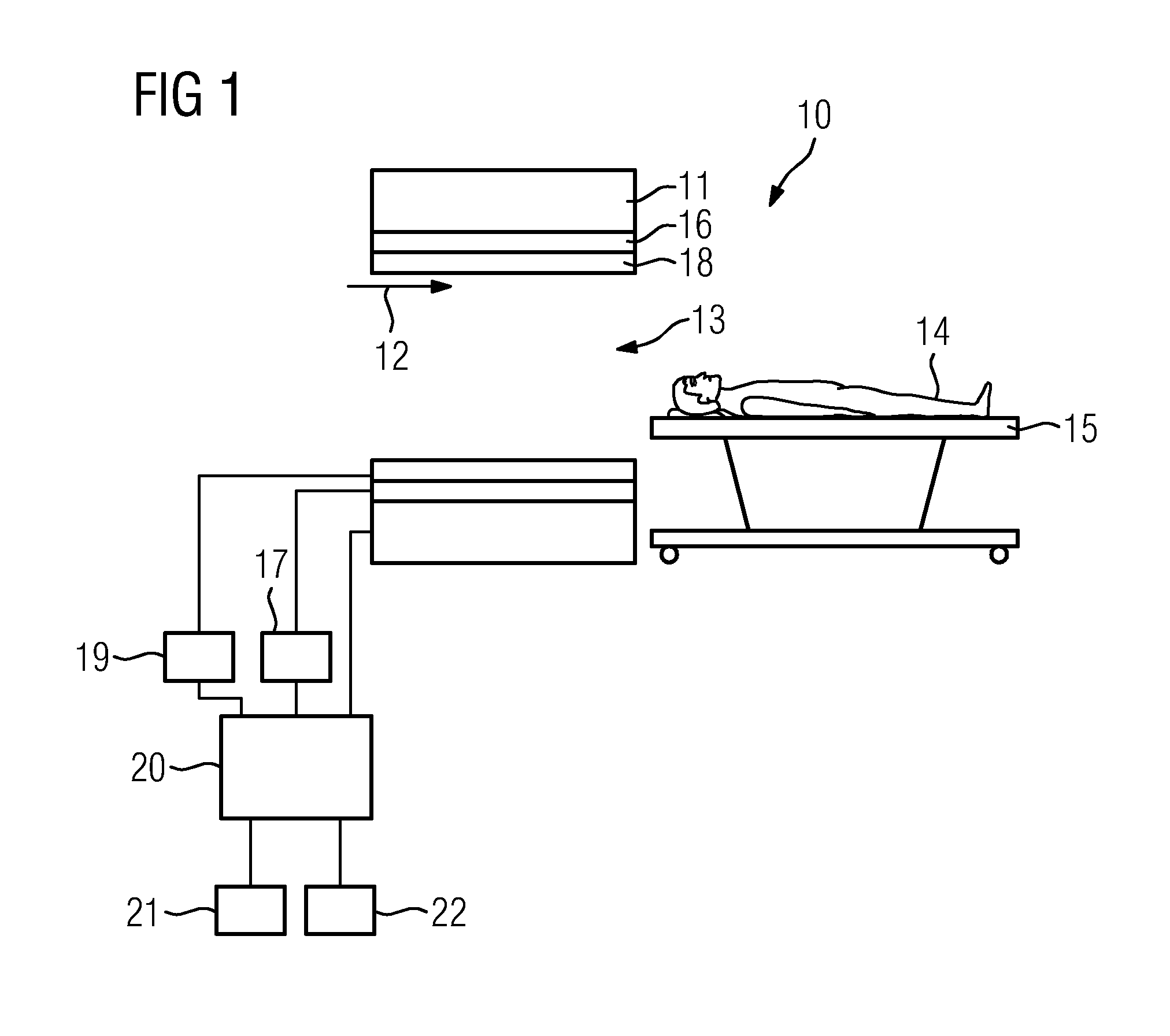 Patient support apparatus for a medical imaging apparatus and a medical imaging apparatus having the patient support apparatus