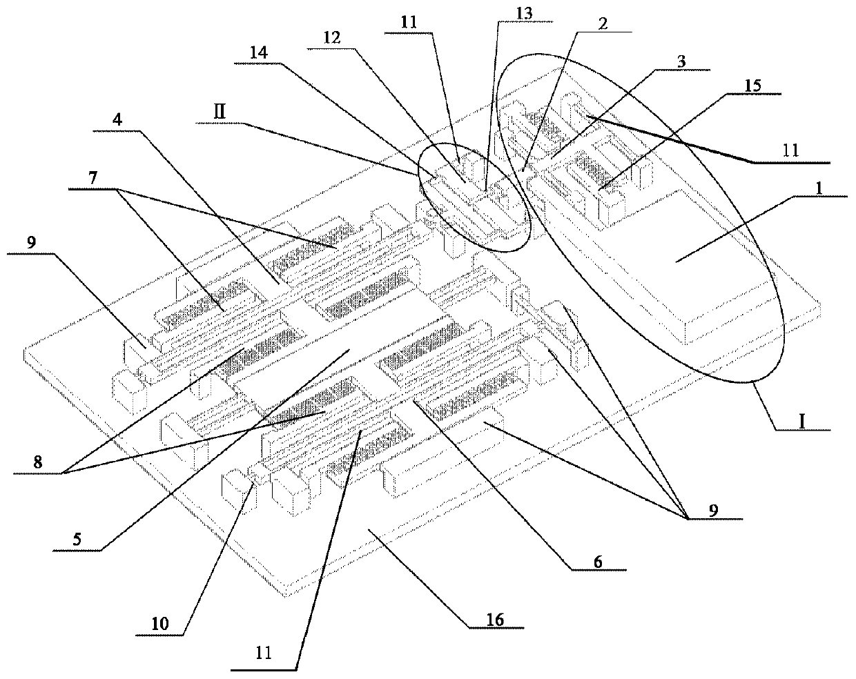 Resonance miniature electric field sensor with adjustable sensitivity