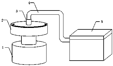 Distilling device used for citronella essential oil extraction