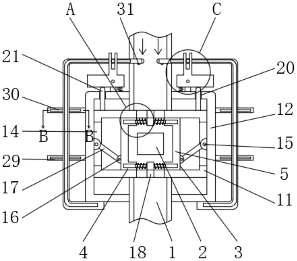 Fully-sealed antimagnetic electronic water meter protection device