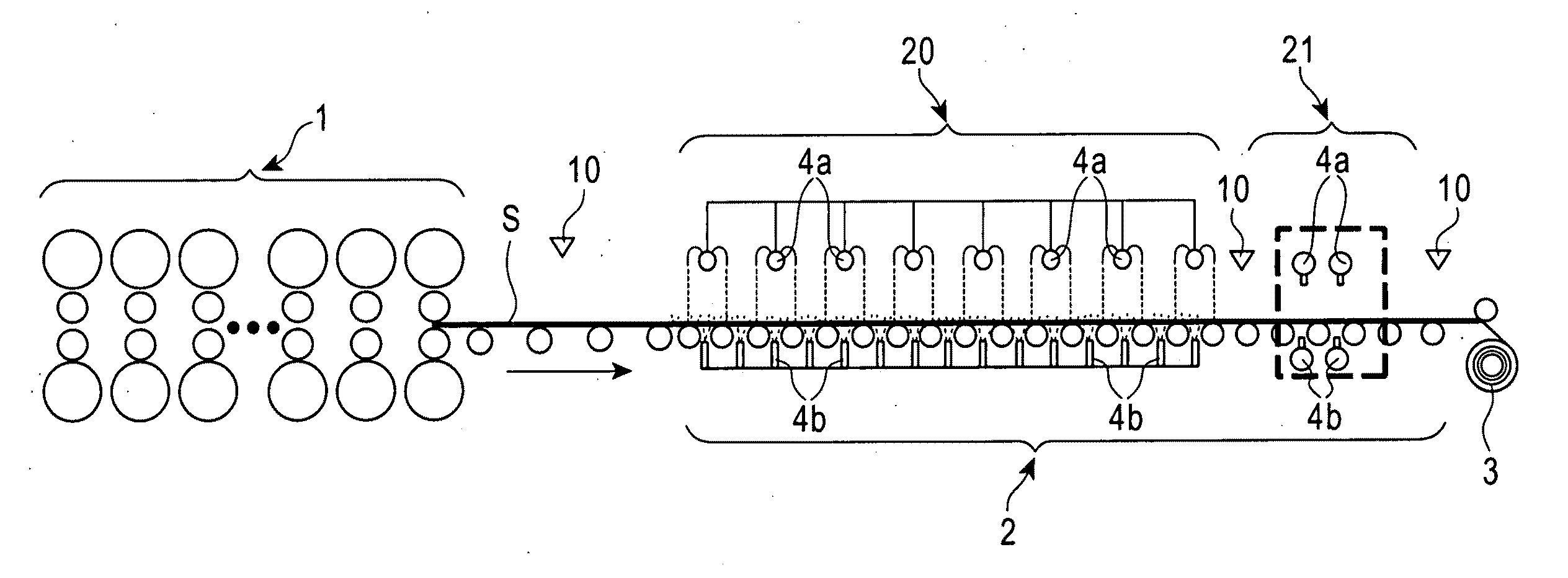 Method for cooling hot strip