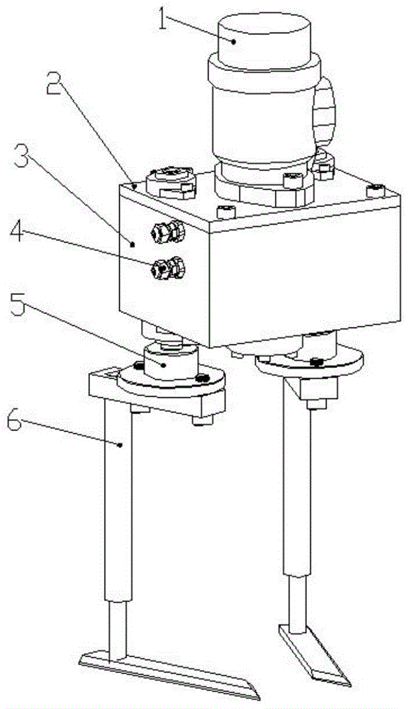 A swing type weeding manipulator between seedlings