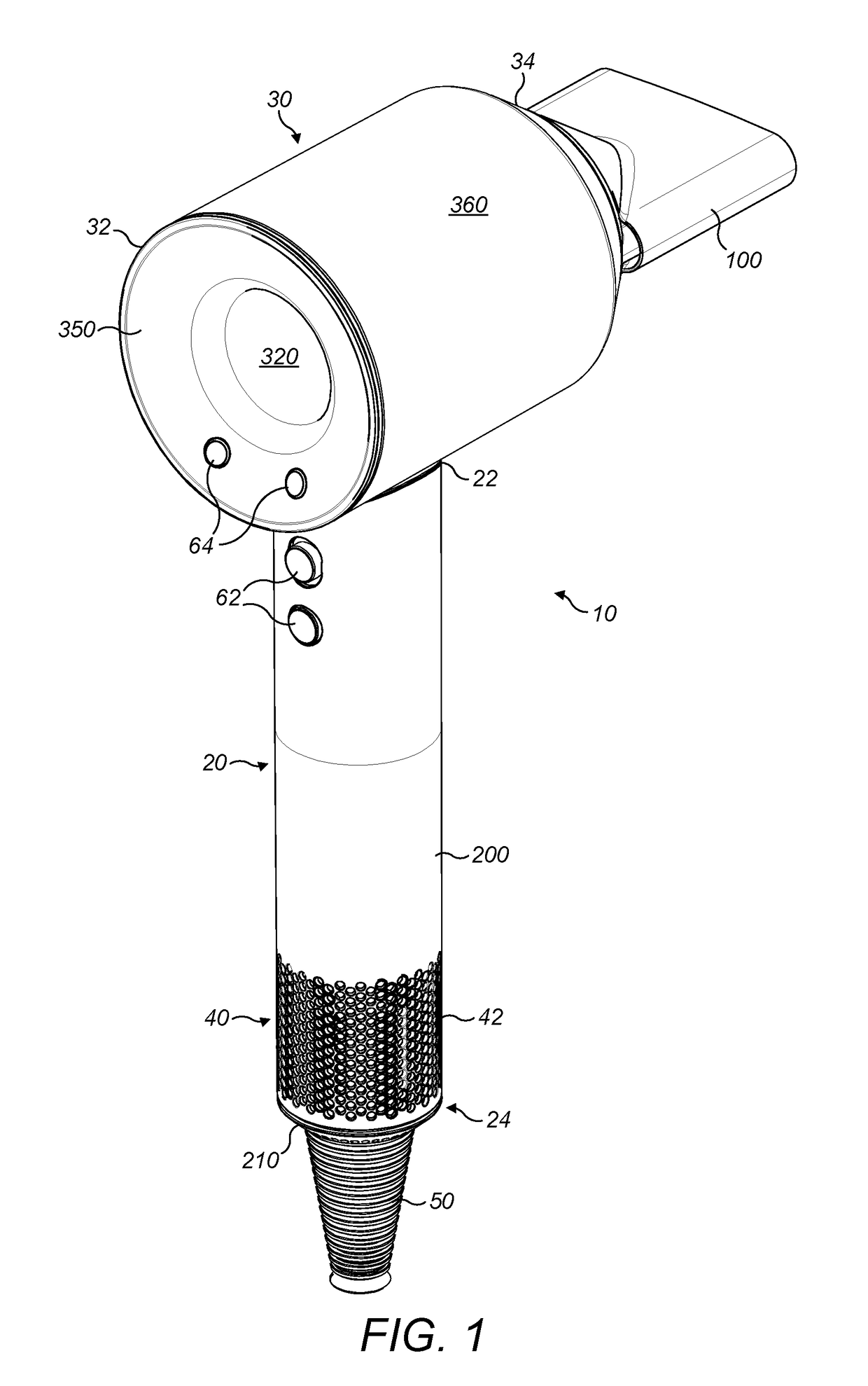 Attachment for a hand held appliance