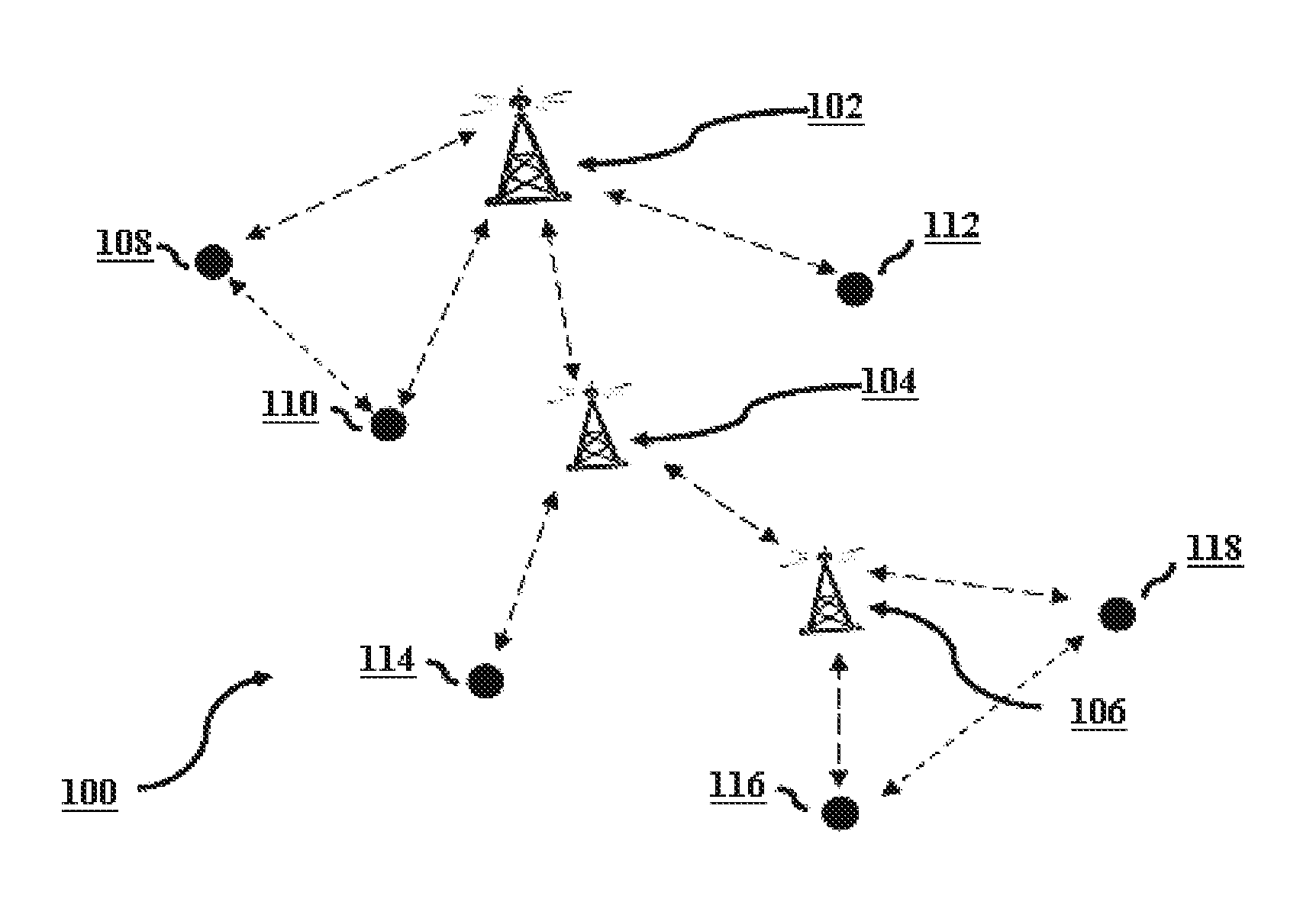 Large network association procedure in power efficient manner