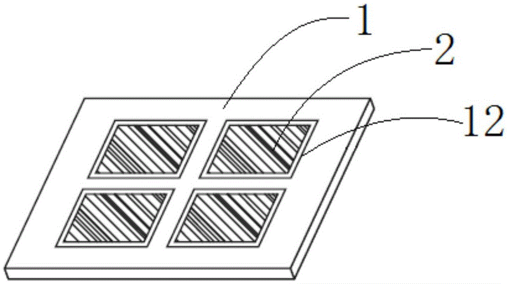 Ceramic tile-like paster and preparation method thereof