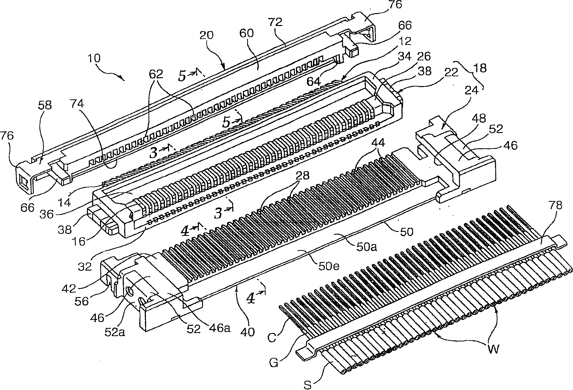 Connector and connector system