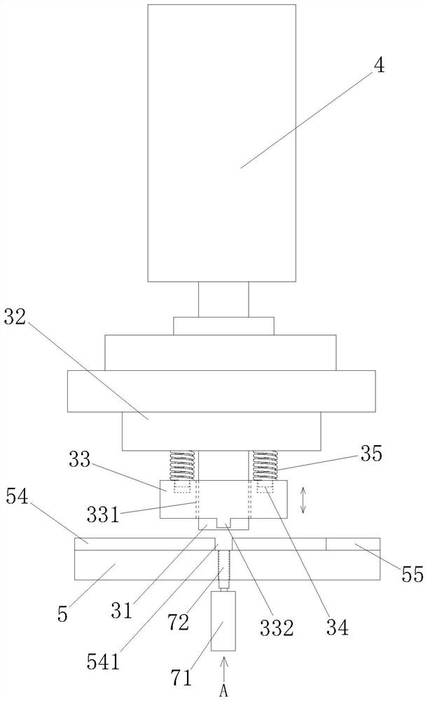 Steel wire stamping machine and method for processing aluminum block by steel wire stamping machine