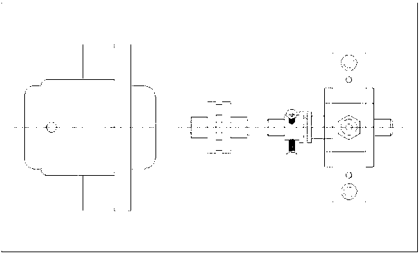 Pairing bearing vibration signal collection device