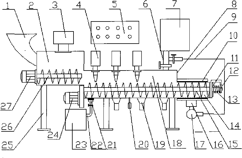 Tea microwave and ultrasonic wave combined dynamic countercurrent extraction method and equipment