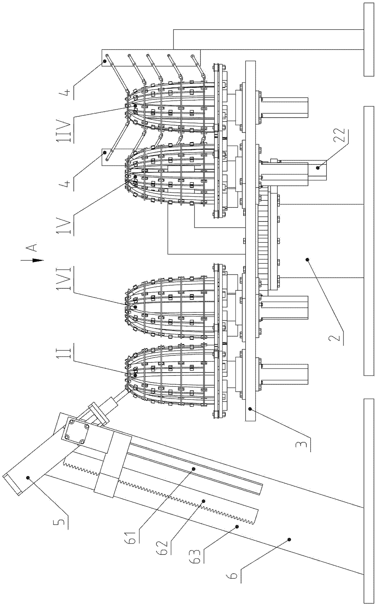 Semi-automatic welding device for protecting cover of explosion-proof light