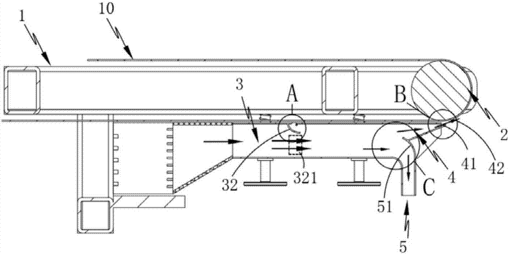 Adsorbed fabric singeing equipment